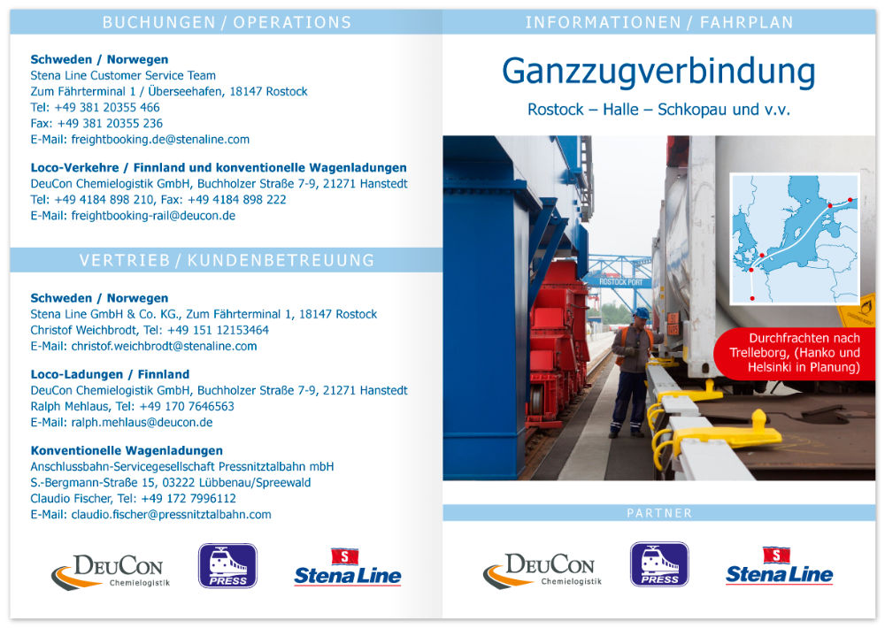 Informationen/Fahrplan Ganzzugverbindungen
