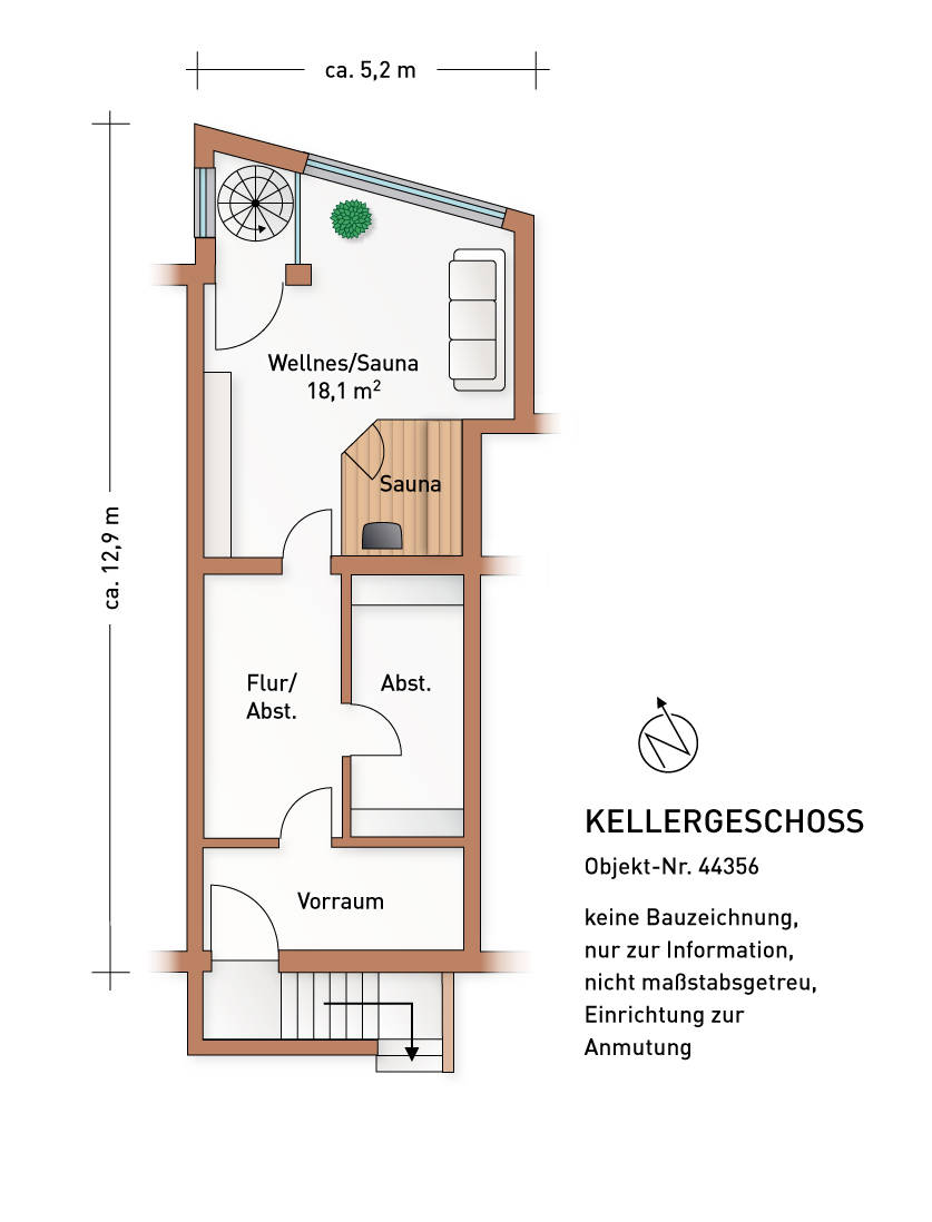 Grundiss Dachraum Schröder Immobilien