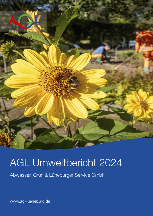 Titelseite des Umweltberichts der AGL Lüneburg