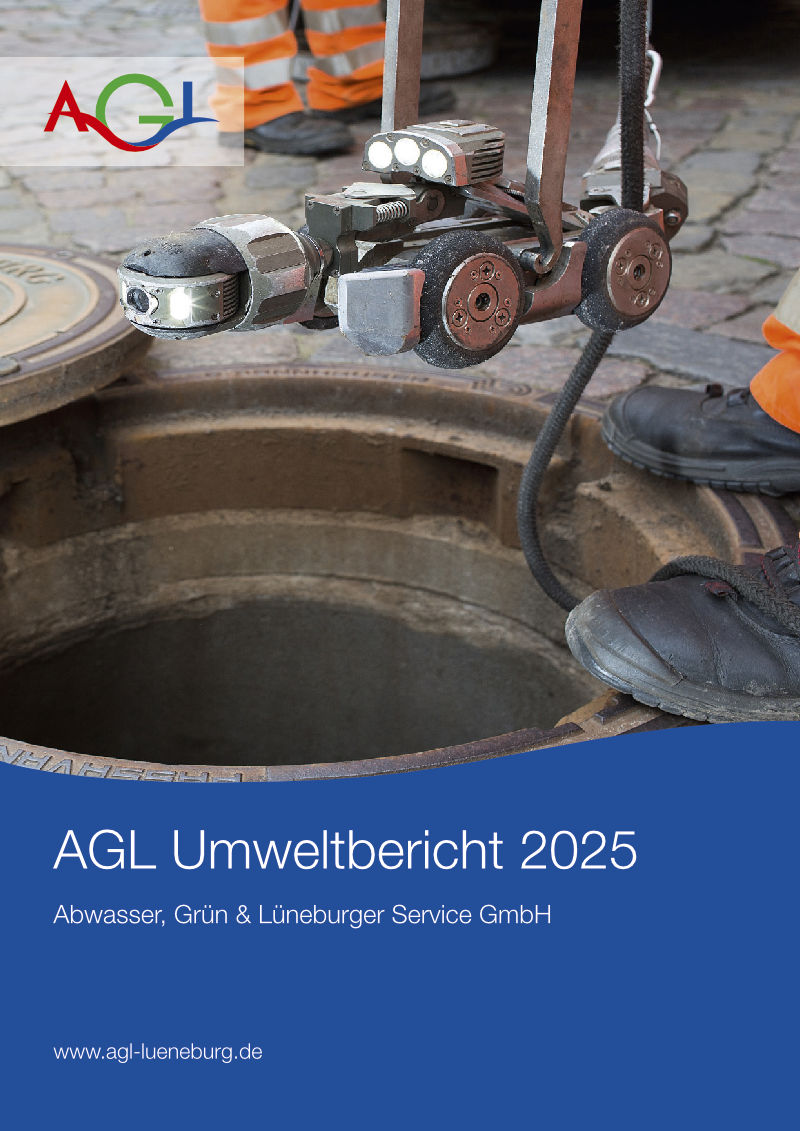 Titelseite des Umweltberichtes der AGL Lüneburg