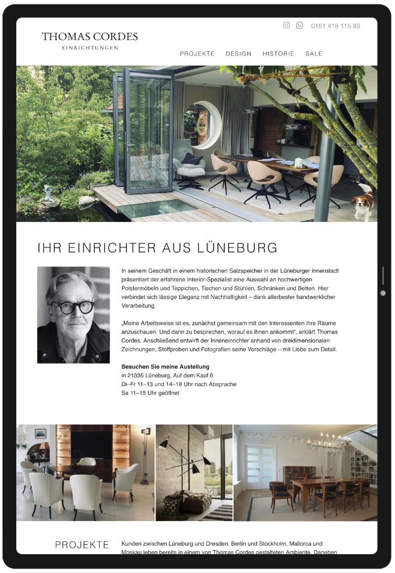 Website Thomas Cordes